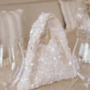 Ashlyn Sequin Bag - Champagne