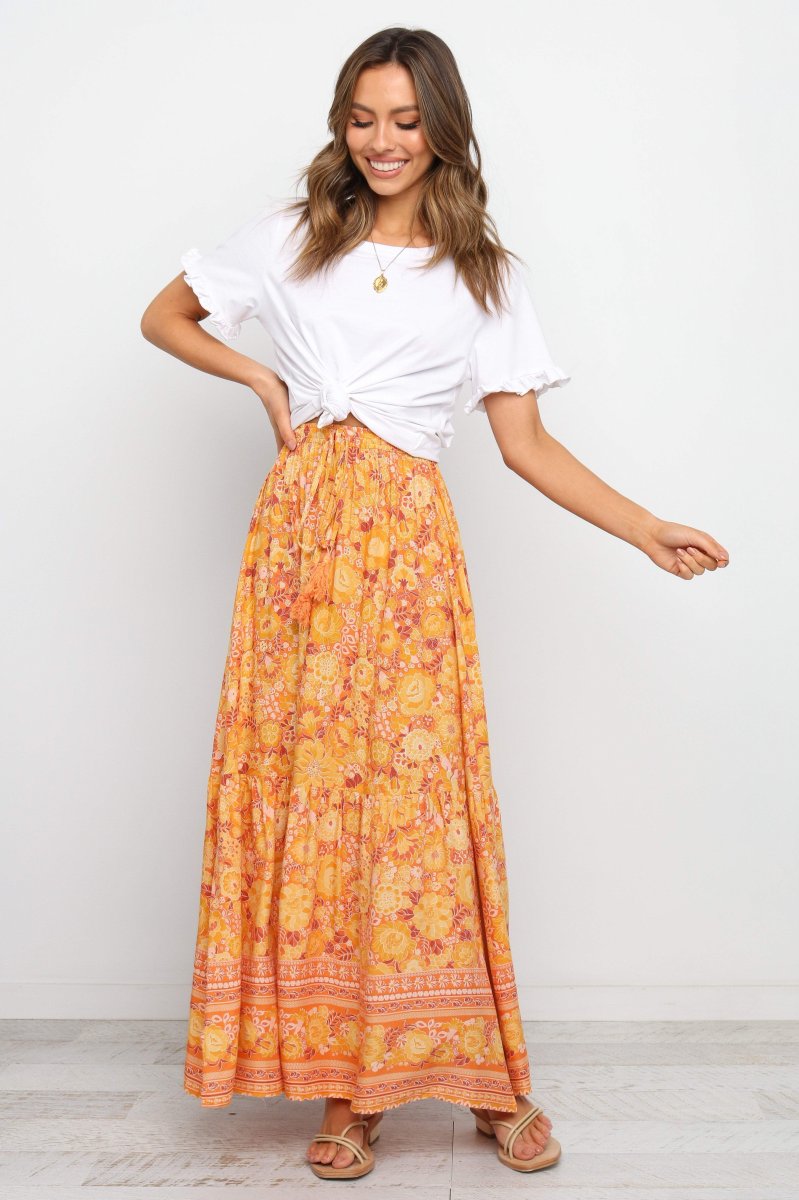 Nyasa Skirt – Orange
