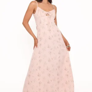 Alouette Maxi Dress - Pink Floral