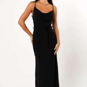 Emily Midi Dress - Black